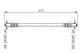 Bremseslange - 1987476475 BOSCH - 02652220, 1799276, FAM3162