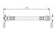 Bremseslange - 1987476671 BOSCH - 480652, T61048, 96075716