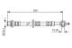 Bremseslange - 1987476837 BOSCH - 9094702C31, 9094702D76, 13308545127