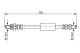 Bremseslange - 1987476840 BOSCH - 1112271, T24102, 1121467