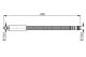 Bremseslange - 1987476859 BOSCH - 7700423975, T68028, 1330853933
