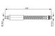 Bremseslange - 1987476905 BOSCH - 5010422009, 9160433, 7700302387