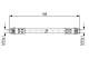 Bremseslange - 1987476917 BOSCH - 4806K8, 7700416273, T68029