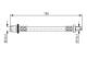 Bremseslange - 1987476939 BOSCH - 9694039855, T83003, 1330854567