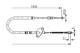 Kabel, parkeringsbrems - 1987477119 BOSCH - A6014203685, A6014204685, 6014203685