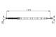 Kabel, parkeringsbrems - 1987477144 BOSCH - 474563, 10602, 1840903979