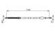 Kabel, parkeringsbrems - 1987477145 BOSCH - 474564, 10645, 24372708012