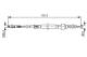 Kabel, parkeringsbrems - 1987477162 BOSCH - 1HM609721A, 1H0609721A, 535609721A