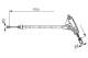 Kabel, parkeringsbrems - 1987477575 BOSCH - 4745H0, 4745H9, 4745L3
