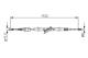 Kabel, parkeringsbrems - 1987477686 BOSCH - 1J0609721AR, 1J0609721R, 4745V5