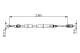 Kabel, parkeringsbrems - 1987477714 BOSCH - 4745T7, 4745T8, K1487275080