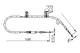 Kabel, parkeringsbrems - 1987477804 BOSCH - 3B0609722F, 3B0609722K, 3B0609722N