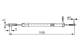 Kabel, parkeringsbrems - 1987477849 BOSCH - A2104201485, 2104201485, 109441