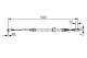 Kabel, parkeringsbrems - 1987477853 BOSCH - 2D0609701, A9014202085, 9014202085