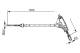 Kabel, parkeringsbrems - 1987477871 BOSCH - 4745R7, 4745R8, 106223