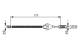 Kabel, parkeringsbrems - 1987477906 BOSCH - 1209852, D350044430D, 1220462
