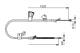 Kabel, parkeringsbrems - 1987477918 BOSCH - 4643052080, 171074, 24372719112