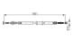 Kabel, parkeringsbrems - 1987477969 BOSCH - 46847416, 120712, 44088000