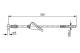 Kabel, parkeringsbrems - 1987477985 BOSCH - 4641002070, 4641005040, 4641012270