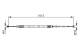 Kabel, parkeringsbrems - 1987477987 BOSCH - 34403400795, 104268, 1840904813