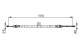 Kabel, parkeringsbrems - 1987477992 BOSCH - 36531AX600, 36531AX601, 36531AX60A