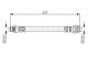 Bremseslange - 1987481052 BOSCH - 4806G5, 1330853770, 172983B