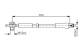 Bremseslange - 1987481091 BOSCH - 4Z7611775A, 4Z7611775, 13308547147