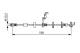 Bremseslange - 1987481102 BOSCH - 4806N3, 1330853780, 40253900