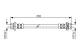 Bremseslange - 1987481178 BOSCH - 5156065D00000, 51560-65D00, 1330855222