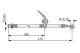 Bremseslange - 1987481328 BOSCH - 01464-SDA-A01, 01464-SEA-E00, 1330852674