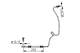 Bremseslange - 1987481338 BOSCH - 1J0611763AD, 1J0611763K, 1J0611763R