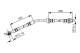 Bremseslange - 1987481408 BOSCH - 90947W2007, 13308545220, 173132B