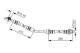 Bremseslange - 1987481409 BOSCH - 9094702E08, 9094702G35, 173190B