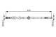 Bremseslange - 1987481429 BOSCH - 8K0611775G, 13308547169, 19037200
