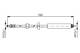 Bremseslange - 1987481436 BOSCH - 4806K7, 1330853786, 173126B