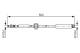 Bremseslange - 1987481452 BOSCH - 1501841, 8V412282AB, 13308525186