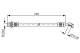 Bremseslange - 1987481466 BOSCH - 9094702C15, 1330854570, 172931B