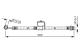 Bremseslange - 1987481505 BOSCH - 587371G300, 1330853495, 40217800