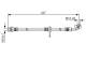 Bremseslange - 1987481511 BOSCH - 01465-SWA-000, 01465SWA000, 173202B