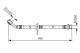 Bremseslange - 1987481521 BOSCH - 01466-TA0-A00, 01466-TL0-G50, 24527004753
