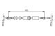 Bremseslange - 1987481601 BOSCH - 4G0611775C, 4G0611775, 13308547168