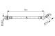 Bremseslange - 1987481639 BOSCH - 90947W2044, 9094702E30, 9094702F87