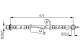 Bremseslange - 1987481657 BOSCH - 90947W2023, 13308545176, 173277B