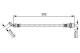 Bremseslange - 1987481662 BOSCH - 9094702D31, 9094702F23, 9094702G15