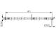 Bremseslange - 1987481700 BOSCH - AY112078AB, 1751661, 1773093