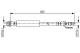 Bremseslange - 1987481703 BOSCH - BK212078AB, BK212078AC, 1763948