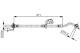 Bremseslange - 1987481715 BOSCH - 587312S100, 24526505553, 40254200