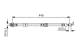 Bremseslange - 1987481722 BOSCH - EG23-43-980A, EG23-43-980B, EG23-43-980C