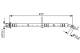 Bremseslange - 1987481770 BOSCH - 9004922191, 9004922298, 6T48441
