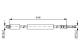 Bremseslange - 1987481777 BOSCH - A9064280735, 9064280735, 6T49369